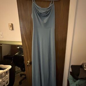 Birdy Grey Teal Maxi Bridesmaids Dress